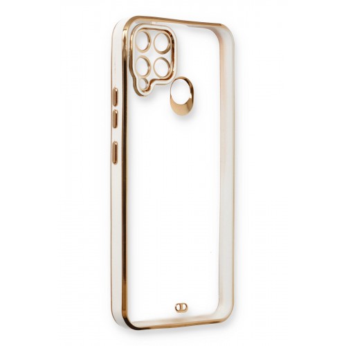 Newface Realme C25 Kılıf Liva Lens Silikon - Beyaz Newface Realme C25 Kılıf Liva Lens Silikon - Beyaz