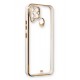 Newface Realme C25 Kılıf Liva Lens Silikon - Beyaz Newface Realme C25 Kılıf Liva Lens Silikon - Beyaz