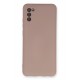 Newface Samsung Galaxy A03S Kılıf Nano içi Kadife Silikon - Pudra Newface Samsung Galaxy A03S Kılıf Nano içi Kadife Silikon - Pudra