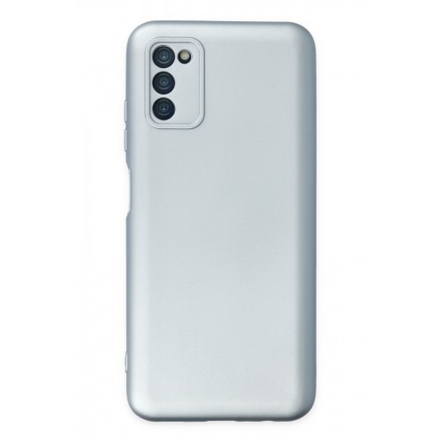 Newface Samsung Galaxy A03S Kılıf Nano içi Kadife Silikon - Sky Blue Newface Samsung Galaxy A03S Kılıf Nano içi Kadife Silikon - Sky Blue