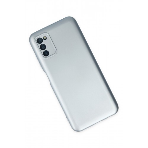 Newface Samsung Galaxy A03S Kılıf Nano içi Kadife Silikon - Sky Blue Newface Samsung Galaxy A03S Kılıf Nano içi Kadife Silikon - Sky Blue