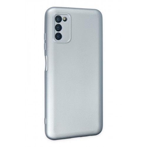 Newface Samsung Galaxy A03S Kılıf Nano içi Kadife Silikon - Sky Blue Newface Samsung Galaxy A03S Kılıf Nano içi Kadife Silikon - Sky Blue