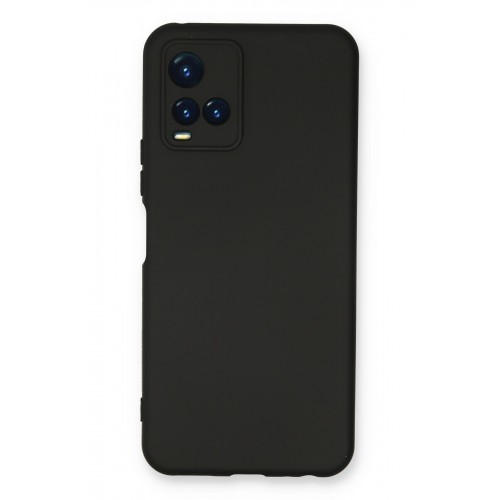 Newface Vivo Y33S Kılıf Nano içi Kadife Silikon - Siyah Newface Vivo Y33S Kılıf Nano içi Kadife Silikon - Siyah
