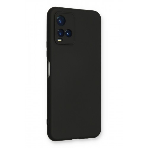 Newface Vivo Y33S Kılıf Nano içi Kadife Silikon - Siyah Newface Vivo Y33S Kılıf Nano içi Kadife Silikon - Siyah
