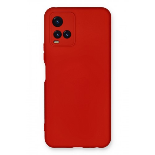 Newface Vivo Y33S Kılıf Nano içi Kadife Silikon - Kırmızı Newface Vivo Y33S Kılıf Nano içi Kadife Silikon - Kırmızı
