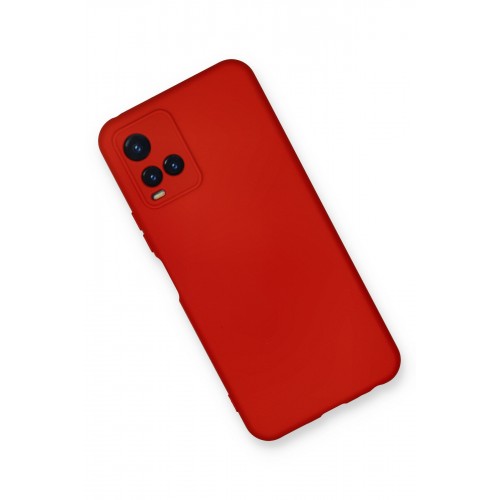 Newface Vivo Y33S Kılıf Nano içi Kadife Silikon - Kırmızı Newface Vivo Y33S Kılıf Nano içi Kadife Silikon - Kırmızı