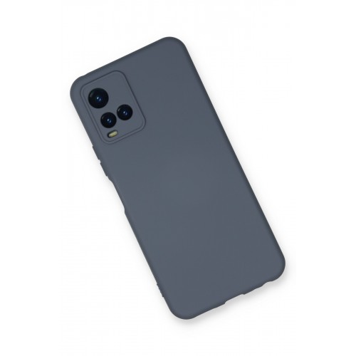 Newface Vivo Y33S Kılıf Nano içi Kadife Silikon - Gri Newface Vivo Y33S Kılıf Nano içi Kadife Silikon - Gri