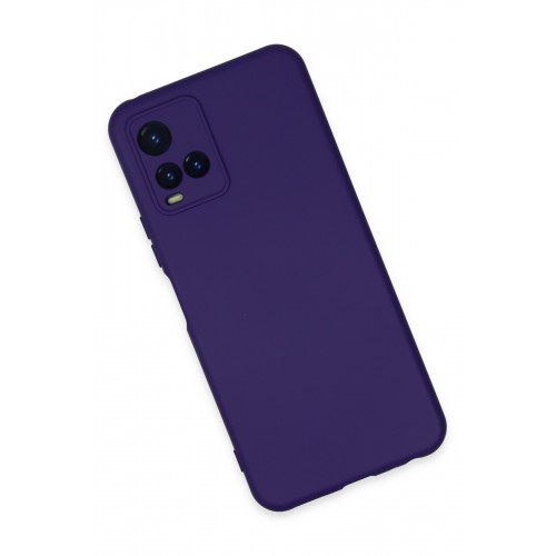 Newface Vivo Y21 Kılıf Nano içi Kadife Silikon - Mor Newface Vivo Y21 Kılıf Nano içi Kadife Silikon - Mor