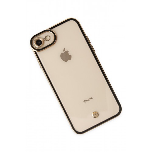 Newface iPhone 8 Kılıf Liva Lens Silikon - Siyah Newface iPhone 8 Kılıf Liva Lens Silikon - Siyah
