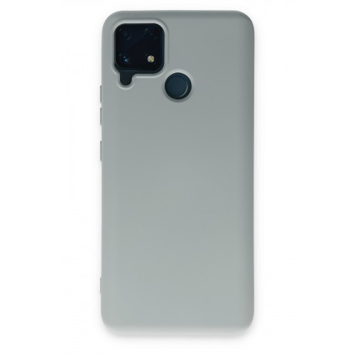 Newface Realme C25 Kılıf Nano içi Kadife Silikon - Buz Mavi Newface Realme C25 Kılıf Nano içi Kadife Silikon - Buz Mavi