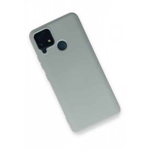 Newface Realme C25 Kılıf Nano içi Kadife Silikon - Buz Mavi Newface Realme C25 Kılıf Nano içi Kadife Silikon - Buz Mavi