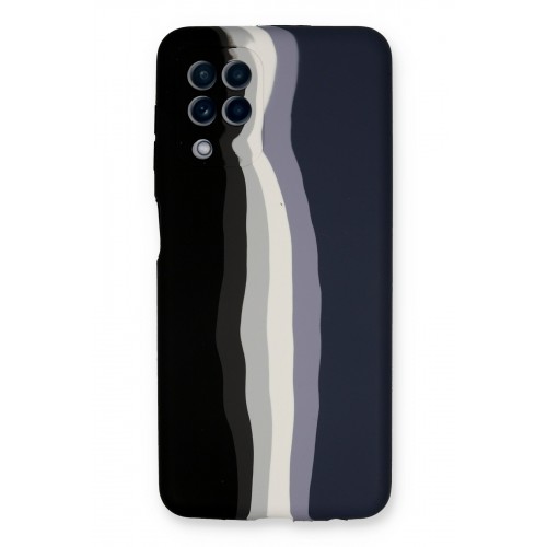 Newface Samsung Galaxy A22 Kılıf Ebruli Lansman Silikon - Siyah-Lacivert Newface Samsung Galaxy A22 Kılıf Ebruli Lansman Silikon - Siyah-Lacivert