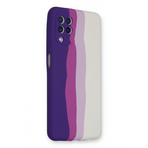 Newface Samsung Galaxy M32 Kılıf Ebruli Lansman Silikon - Mor-Beyaz Newface Samsung Galaxy M32 Kılıf Ebruli Lansman Silikon - Mor-Beyaz