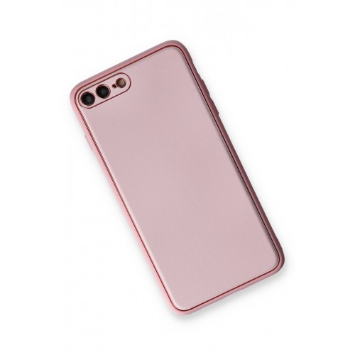 Newface iPhone 7 Plus Kılıf Coco Deri Silikon Kapak - Pudra Newface iPhone 7 Plus Kılıf Coco Deri Silikon Kapak - Pudra