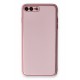 Newface iPhone 8 Plus Kılıf Coco Deri Silikon Kapak - Pudra Newface iPhone 8 Plus Kılıf Coco Deri Silikon Kapak - Pudra