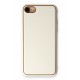 Newface iPhone 7 Kılıf Coco Deri Silikon Kapak - Beyaz Newface iPhone 7 Kılıf Coco Deri Silikon Kapak - Beyaz