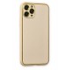 Newface iPhone 11 Pro Kılıf Coco Deri Silikon Kapak - Gold Newface iPhone 11 Pro Kılıf Coco Deri Silikon Kapak - Gold
