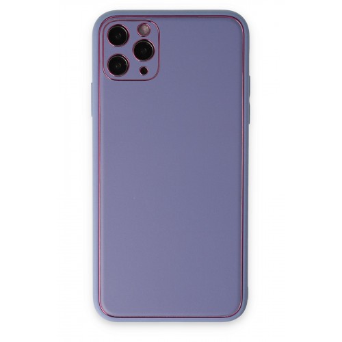 Newface iPhone 11 Pro Kılıf Coco Deri Silikon Kapak - Açık Lila Newface iPhone 11 Pro Kılıf Coco Deri Silikon Kapak - Açık Lila