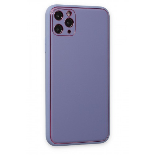 Newface iPhone 11 Pro Kılıf Coco Deri Silikon Kapak - Açık Lila Newface iPhone 11 Pro Kılıf Coco Deri Silikon Kapak - Açık Lila