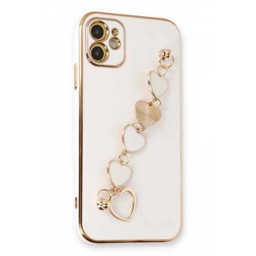 Newface iPhone 12 Kılıf Esila Silikon - Beyaz Newface iPhone 12 Kılıf Esila Silikon - Beyaz