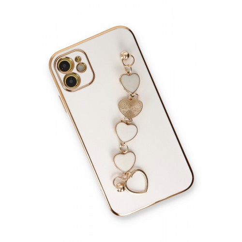 Newface iPhone 12 Kılıf Esila Silikon - Beyaz Newface iPhone 12 Kılıf Esila Silikon - Beyaz
