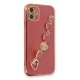 Newface iPhone 12 Kılıf Esila Silikon - Kırmızı Newface iPhone 12 Kılıf Esila Silikon - Kırmızı