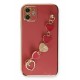 Newface iPhone 12 Kılıf Esila Silikon - Kırmızı Newface iPhone 12 Kılıf Esila Silikon - Kırmızı