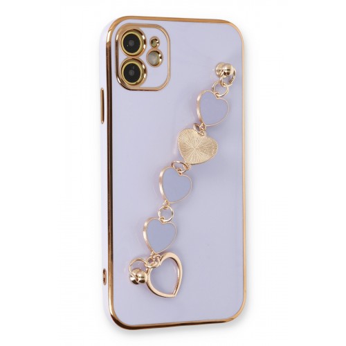 Newface iPhone 12 Kılıf Esila Silikon - Lila Newface iPhone 12 Kılıf Esila Silikon - Lila