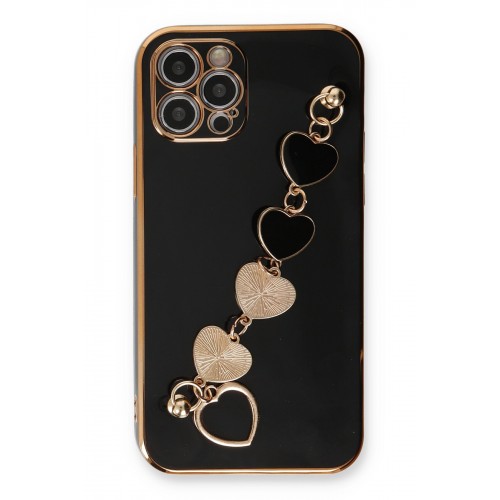Newface iPhone 12 Pro Kılıf Esila Silikon - Siyah Newface iPhone 12 Pro Kılıf Esila Silikon - Siyah