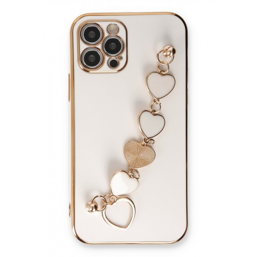 Newface iPhone 12 Pro Kılıf Esila Silikon - Beyaz Newface iPhone 12 Pro Kılıf Esila Silikon - Beyaz