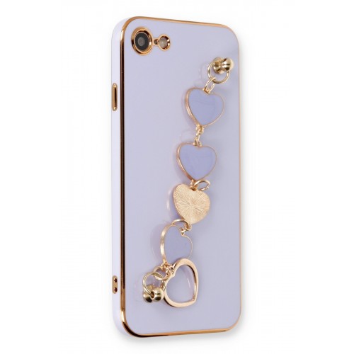 Newface iPhone SE 2020 Kılıf Esila Silikon - Lila Newface iPhone SE 2020 Kılıf Esila Silikon - Lila