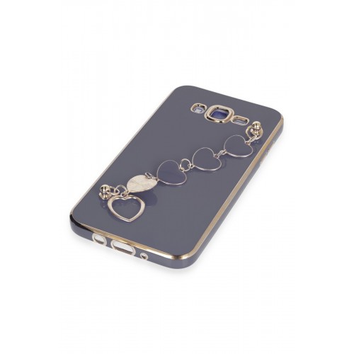Newface Samsung Galaxy J7 Kılıf Esila Silikon - Gri Newface Samsung Galaxy J7 Kılıf Esila Silikon - Gri