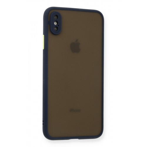 Newface iPhone XS Max Kılıf Montreal Silikon Kapak - Lacivert Newface iPhone XS Max Kılıf Montreal Silikon Kapak - Lacivert