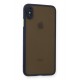 Newface iPhone XS Max Kılıf Montreal Silikon Kapak - Lacivert Newface iPhone XS Max Kılıf Montreal Silikon Kapak - Lacivert