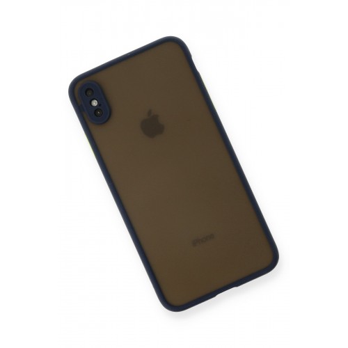 Newface iPhone XS Max Kılıf Montreal Silikon Kapak - Lacivert Newface iPhone XS Max Kılıf Montreal Silikon Kapak - Lacivert