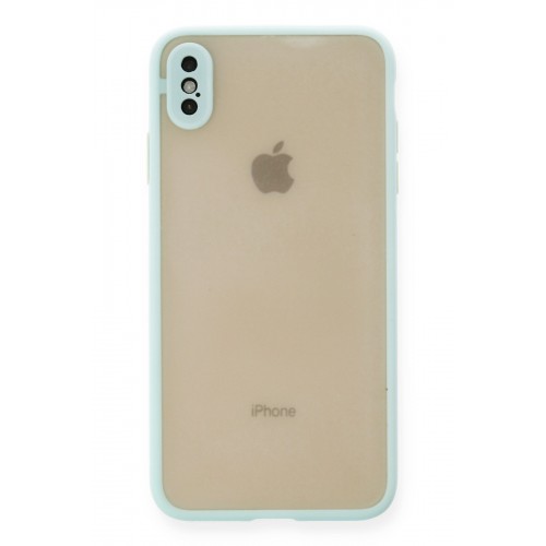Newface iPhone XS Max Kılıf Montreal Silikon Kapak - Turkuaz Newface iPhone XS Max Kılıf Montreal Silikon Kapak - Turkuaz