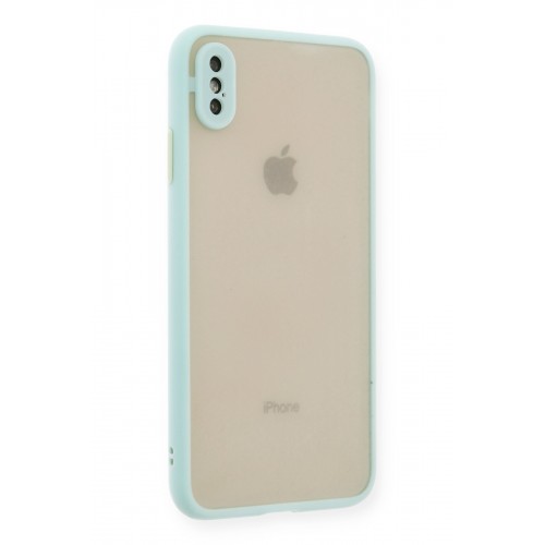 Newface iPhone XS Max Kılıf Montreal Silikon Kapak - Turkuaz Newface iPhone XS Max Kılıf Montreal Silikon Kapak - Turkuaz