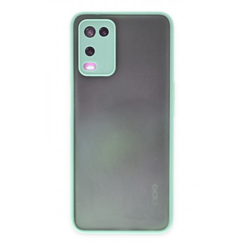 Newface Oppo A54 4G Kılıf Montreal Silikon Kapak - Turkuaz Newface Oppo A54 4G Kılıf Montreal Silikon Kapak - Turkuaz