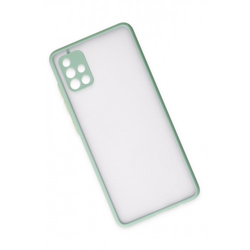 Newface Samsung Galaxy A51 Kılıf Montreal Silikon Kapak - Turkuaz Newface Samsung Galaxy A51 Kılıf Montreal Silikon Kapak - Turkuaz