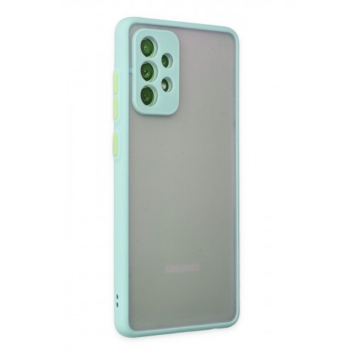Newface Samsung Galaxy A72 Kılıf Montreal Silikon Kapak - Turkuaz Newface Samsung Galaxy A72 Kılıf Montreal Silikon Kapak - Turkuaz