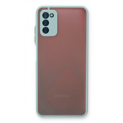 Newface Samsung Galaxy A03S Kılıf Montreal Silikon Kapak - Turkuaz