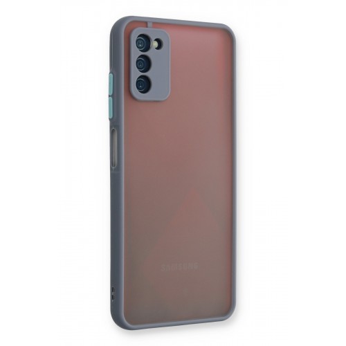 Newface Samsung Galaxy A03S Kılıf Montreal Silikon Kapak - Gri Newface Samsung Galaxy A03S Kılıf Montreal Silikon Kapak - Gri