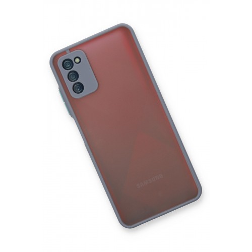 Newface Samsung Galaxy A03S Kılıf Montreal Silikon Kapak - Gri Newface Samsung Galaxy A03S Kılıf Montreal Silikon Kapak - Gri