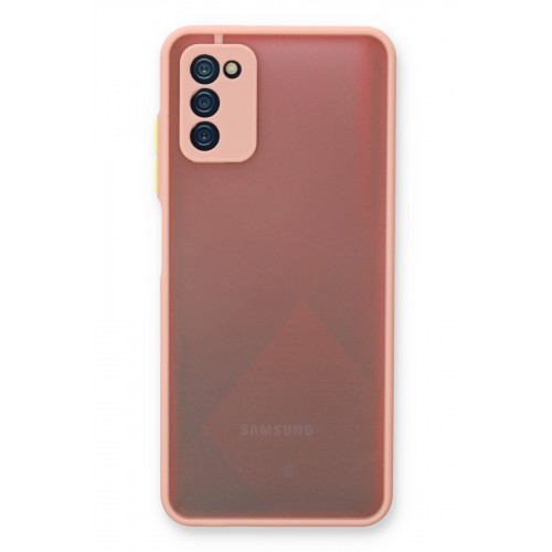Newface Samsung Galaxy A03S Kılıf Montreal Silikon Kapak - Pembe Newface Samsung Galaxy A03S Kılıf Montreal Silikon Kapak - Pembe