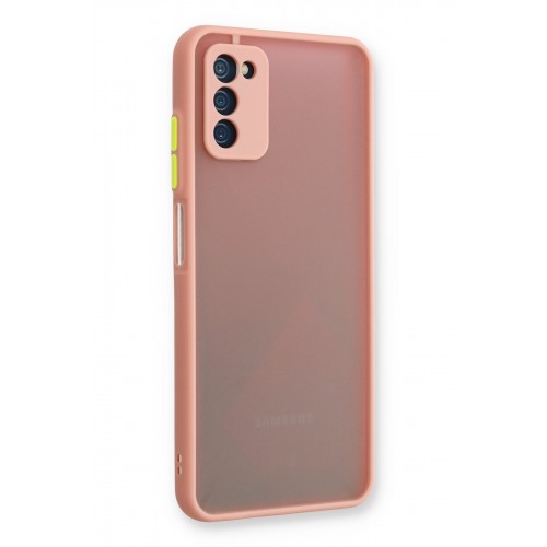 Newface Samsung Galaxy A03S Kılıf Montreal Silikon Kapak - Pembe Newface Samsung Galaxy A03S Kılıf Montreal Silikon Kapak - Pembe