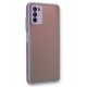 Newface Samsung Galaxy A03S Kılıf Montreal Silikon Kapak - Mor Newface Samsung Galaxy A03S Kılıf Montreal Silikon Kapak - Mor
