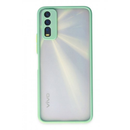 Newface Vivo Y20 Kılıf Montreal Silikon Kapak - Turkuaz Newface Vivo Y20 Kılıf Montreal Silikon Kapak - Turkuaz