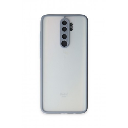 Newface Xiaomi Redmi Note 8 Pro Kılıf Montreal Silikon Kapak - Gri