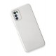 Newface Samsung Galaxy A03S Kılıf Glass Kapak - Beyaz Newface Samsung Galaxy A03S Kılıf Glass Kapak - Beyaz