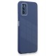 Newface Samsung Galaxy A03S Kılıf Glass Kapak - Lacivert Newface Samsung Galaxy A03S Kılıf Glass Kapak - Lacivert